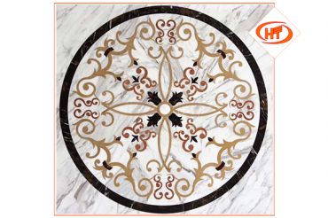 Đá hoa văn tròn HVT09