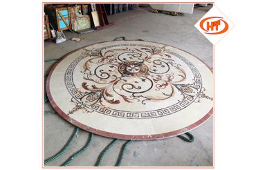 Đá hoa văn tròn HVT25