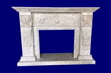 Lò sưởi đá Oman Xám