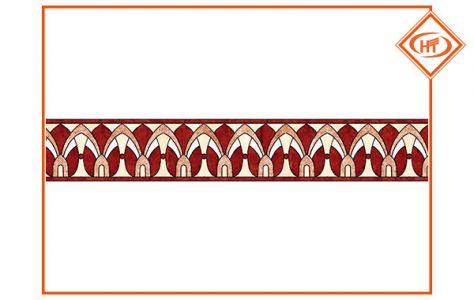 Border hoa văn đá BD14