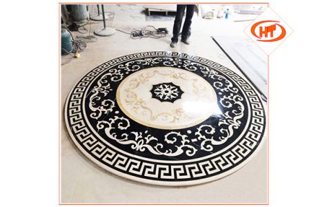 Đá hoa văn tròn HVT06