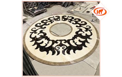 Đá hoa văn tròn HVT08