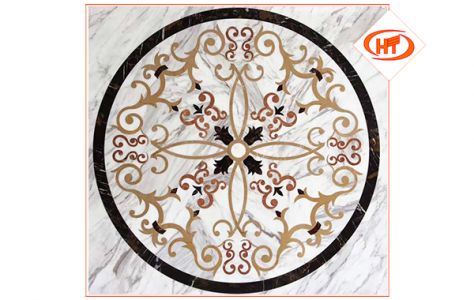 Đá hoa văn tròn HVT09