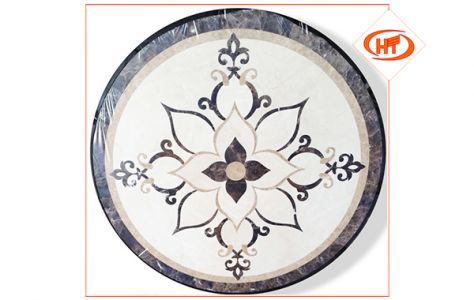 Đá hoa văn tròn HVT24