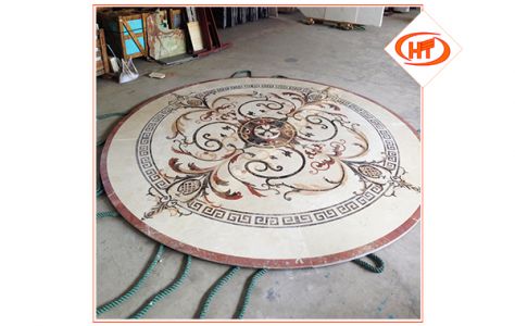 Đá hoa văn tròn HVT25