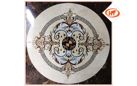 Đá hoa văn tròn HVT26